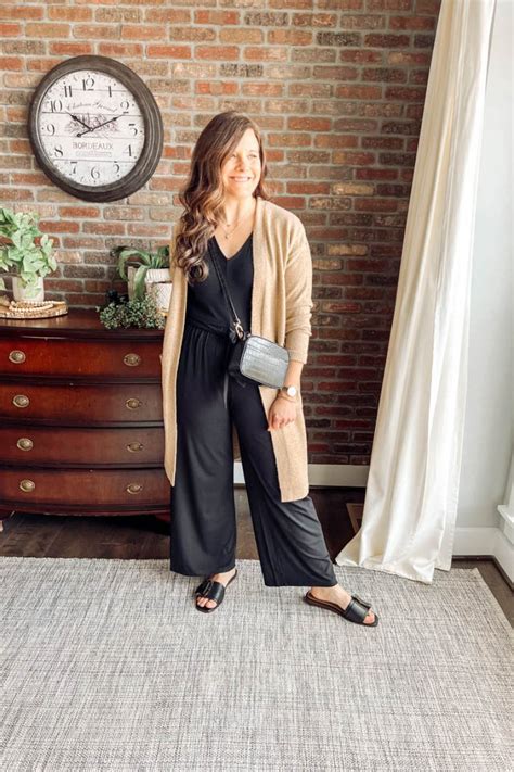 Can you wear a cardigan with a jumpsuit?