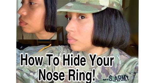 Can you wear a nose ring in the Army?
