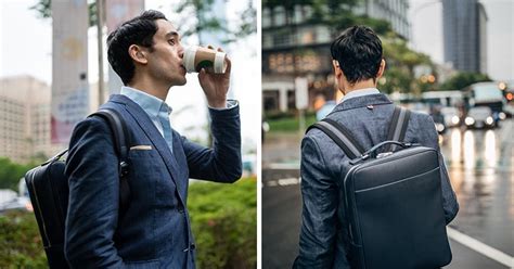 Can you wear backpack with formal wear?