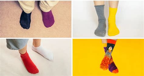 Can you wear different color socks?