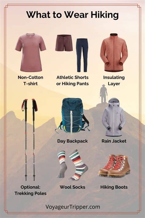 Can you wear gym clothes hiking?