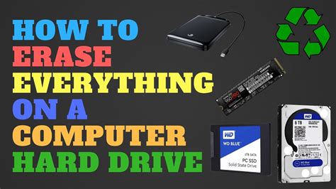 Can you wipe everything off a hard drive?