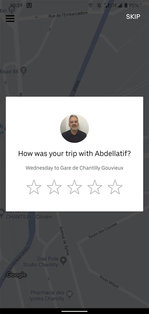 Can your Uber driver rate you?