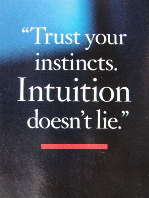 Can your instinct be wrong?
