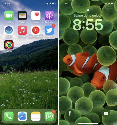 Can your lock screen and home screen be different on iPhone?