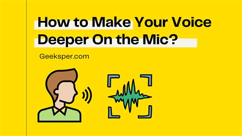 Can your voice never get deeper?