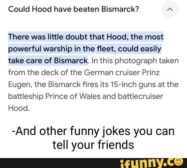 Could Hood have beaten Bismarck?