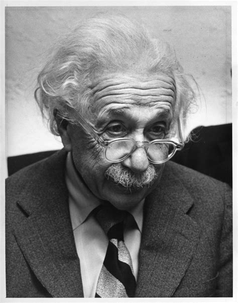 Did Albert Einstein wear glasses?