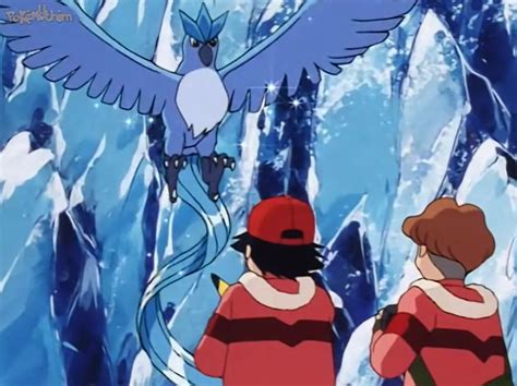 Did Ash see Articuno?