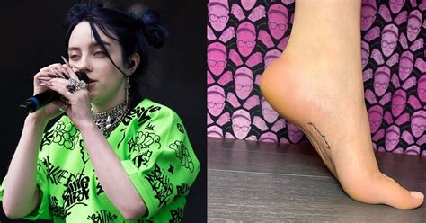 Did Billie Eilish tattoo her legs?