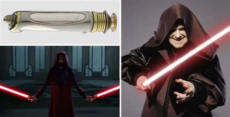 Did Darth Sidious have 2 lightsabers?