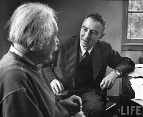 Did Einstein and Oppenheimer ever meet?