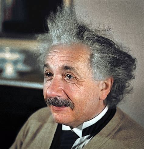 Did Einstein ever cut his hair?