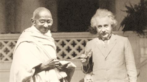Did Einstein ever meet Gandhi?
