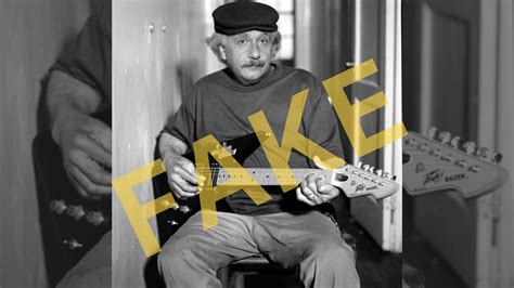 Did Einstein play electric guitar?