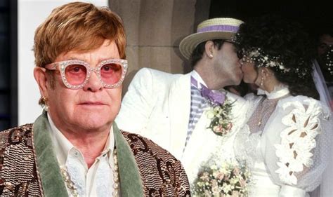 Did Elton love his wife?