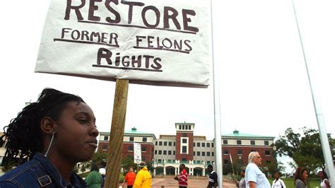 Did Florida restore felon voting rights?