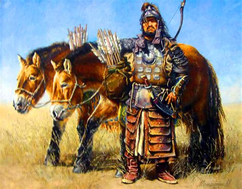 Did Genghis Khan use archers?