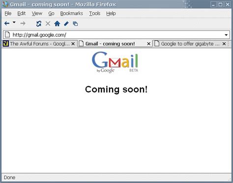 Did Gmail exist in 2002?