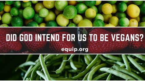 Did God intend for us to be vegans?