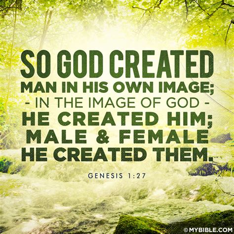 Did God make us in his own image?