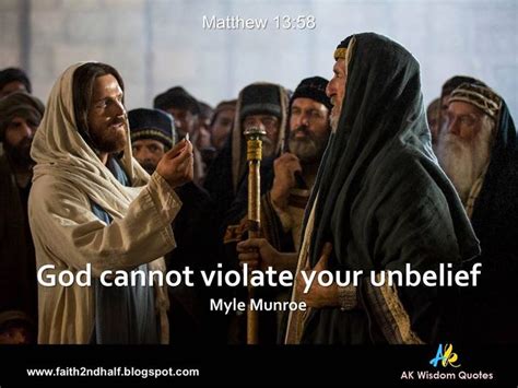 Did Jesus couldn't do miracles because of unbelief?