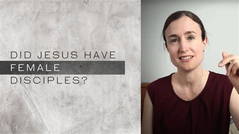 Did Jesus have a female disciple?