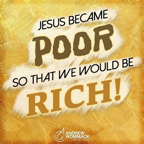 Did Jesus want us to be rich?