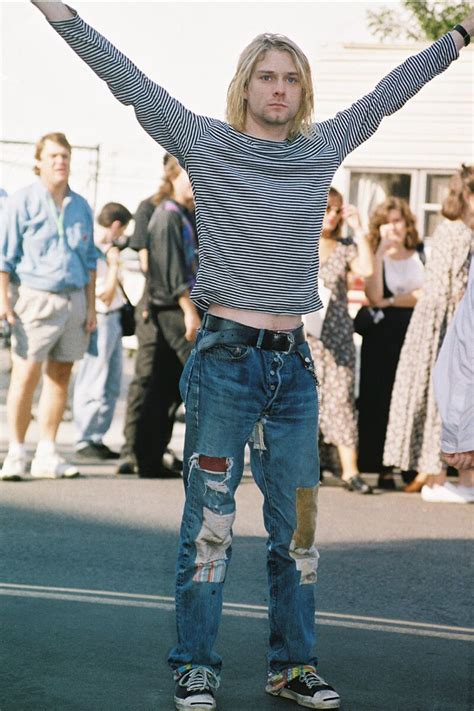 Did Kurt Cobain always wear jeans?