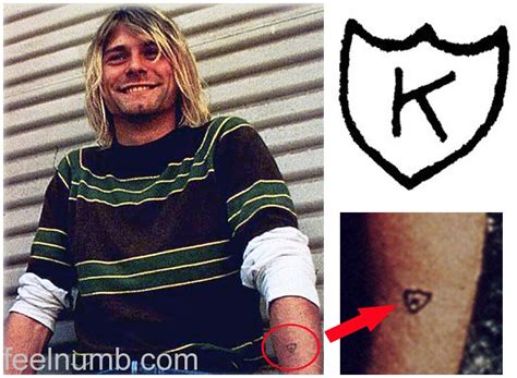 Did Kurt Cobain have tattoos?