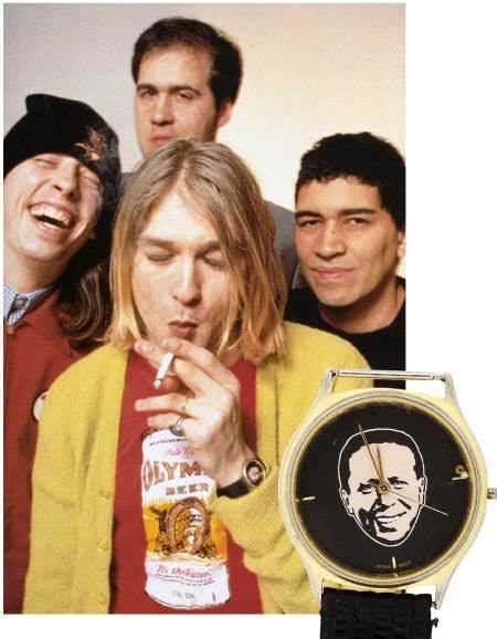Did Kurt Cobain wear watches?