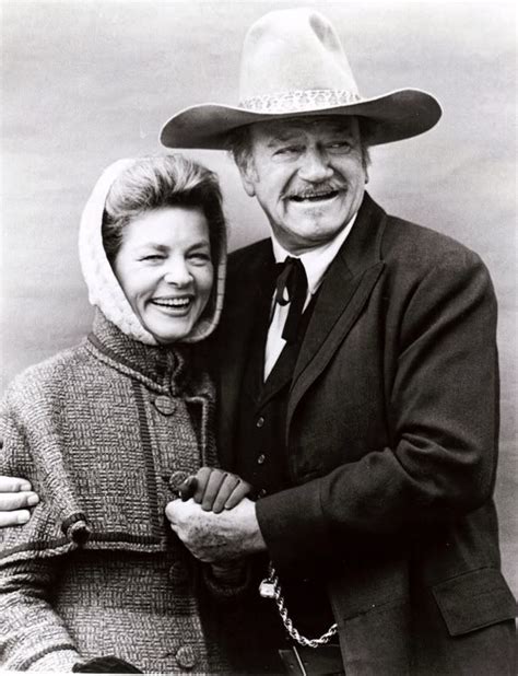 Did Lauren Bacall and John Wayne get along?