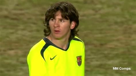 Did Messi play in 2005 UCL?