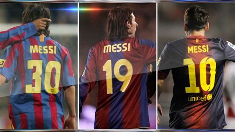Did Messi wear number 30?