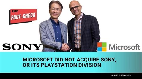 Did Microsoft buy Sony?