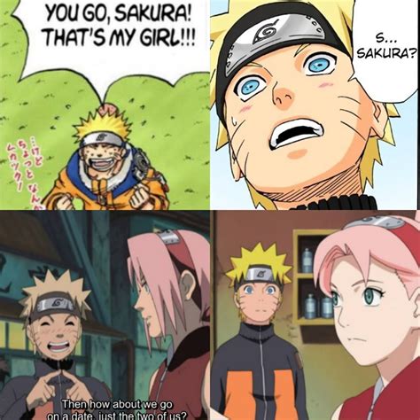 Did Naruto had a crush on Sakura?