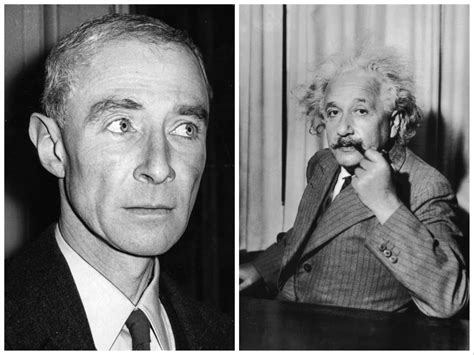 Did Oppenheimer talk to Einstein?