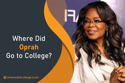 Did Oprah go to college?