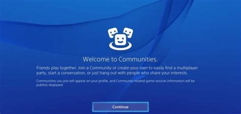 Did PS4 remove communities?