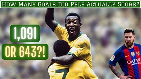 Did Pele actually score 100 goals?