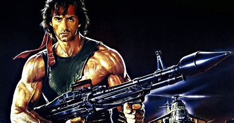 Did Rambo have a gun?