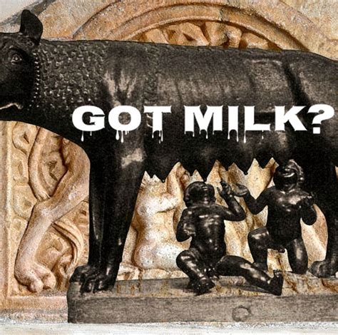 Did Romans drink cow milk?