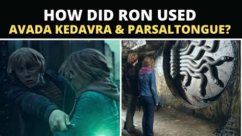 Did Ron mom use Avada Kedavra?