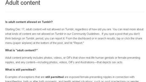 Did Tumblr allow NSFW?