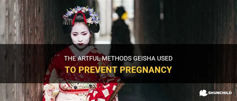 Did geisha ever get pregnant?