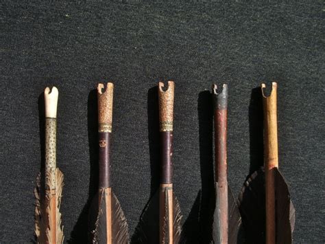 Did medieval arrows have nocks?