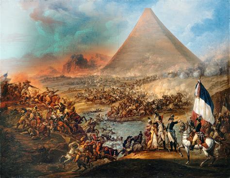 Did the French bomb the pyramids?