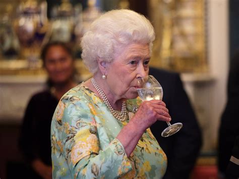 Did the Queen ever drink wine?