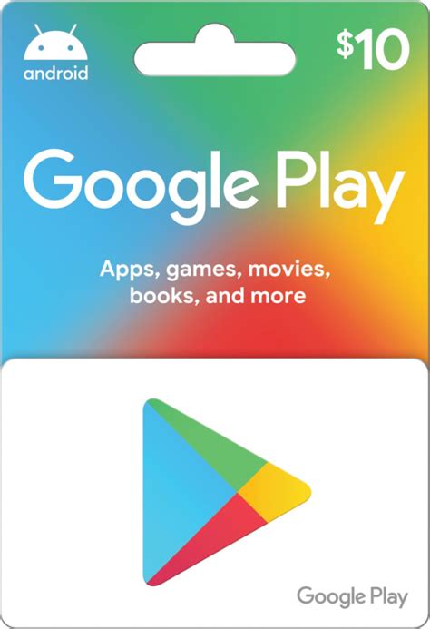 Do $10 Google Play cards exist?