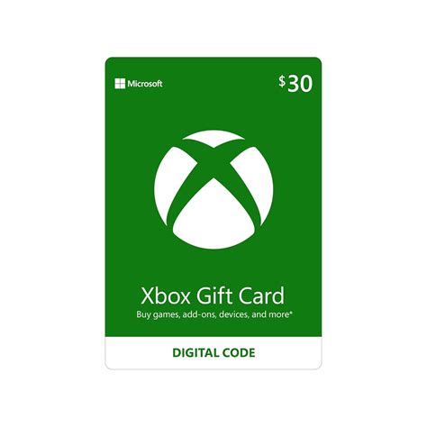 Do 30 dollar Xbox gift cards exist?
